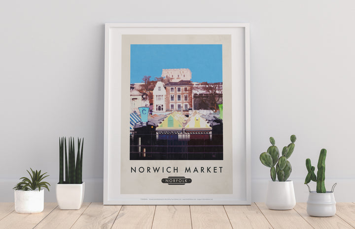 Norwich Market, Norfolk - Art Print