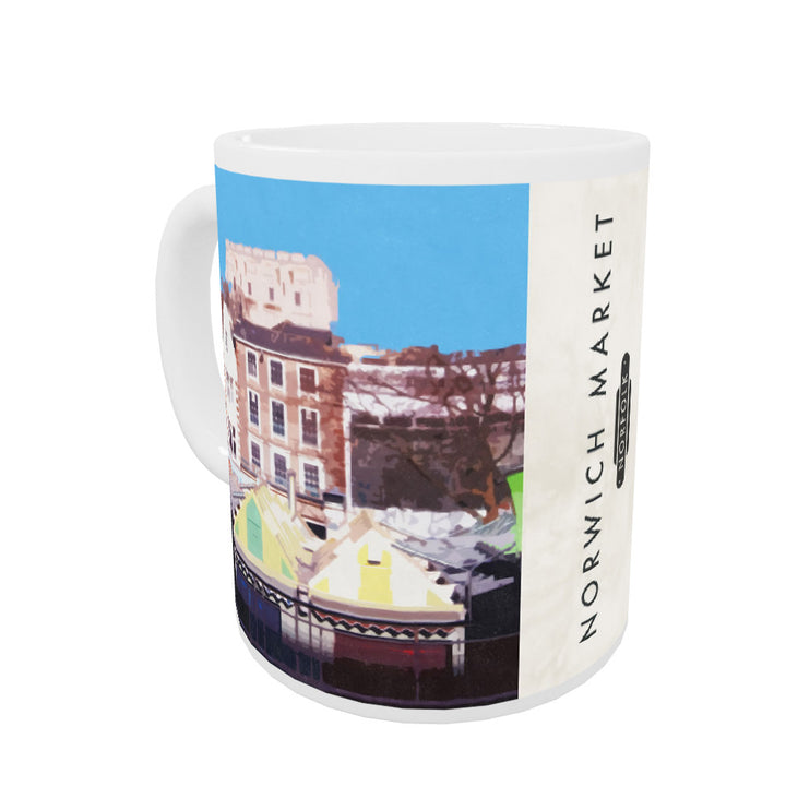 Norwich Market, Norfolk Coloured Insert Mug