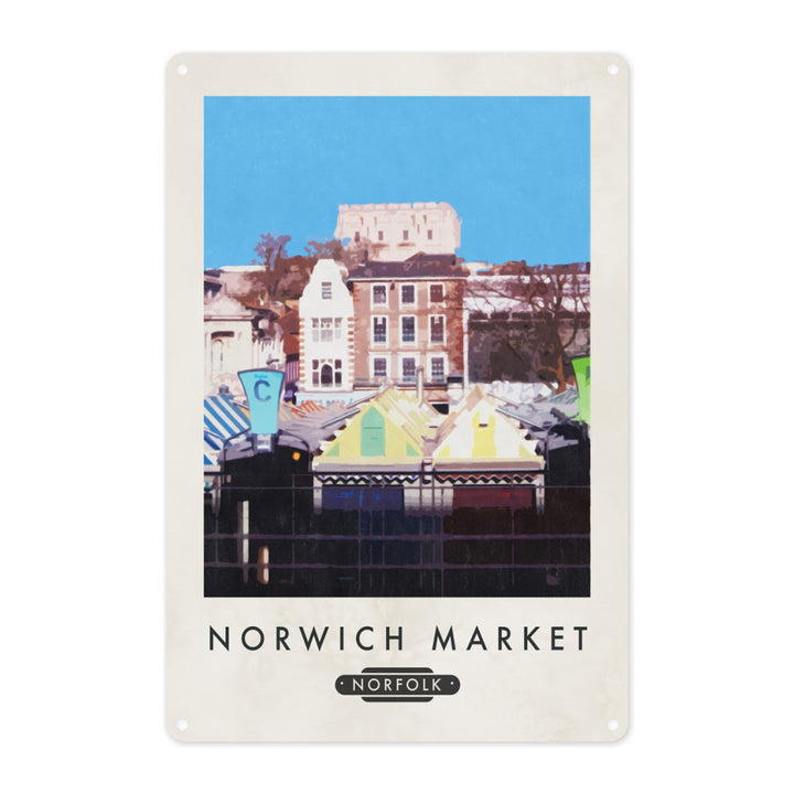 Norwich Market, Norfolk Metal Sign
