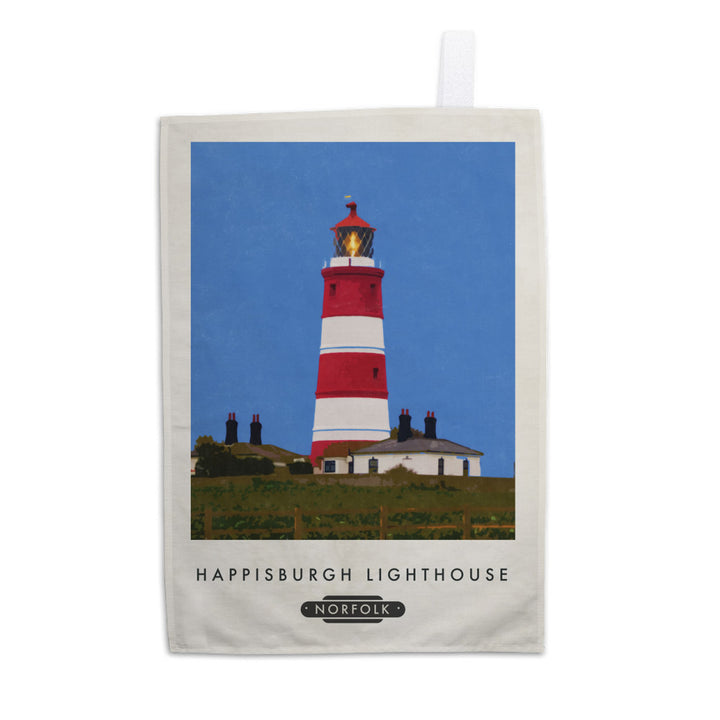 Happisburgh Lighthouse, Norfolk Tea Towel