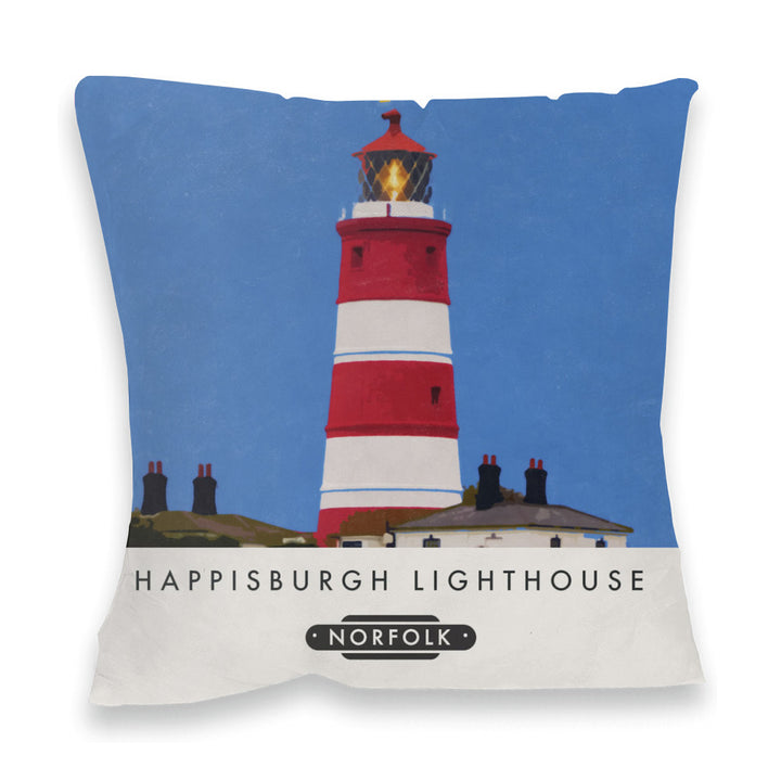 Happisburgh Lighthouse, Norfolk Fibre Filled Cushion