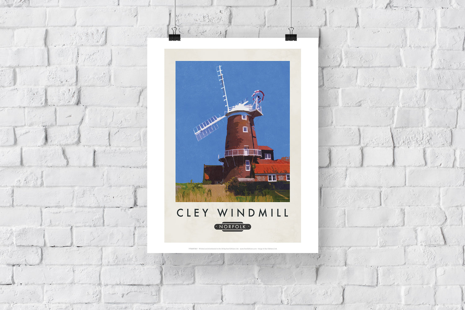 Cley Windmill, Norfolk - Art Print