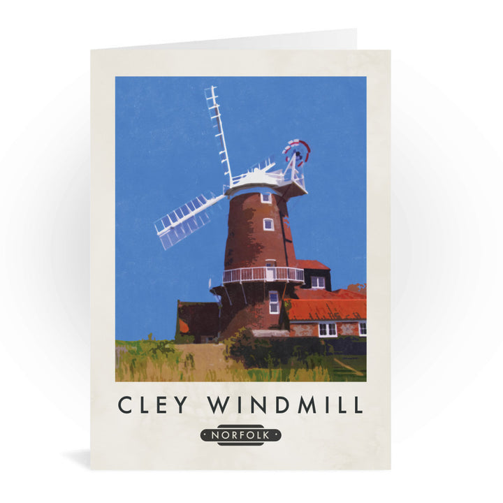 Cley Windmill, Norfolk Greeting Card 7x5