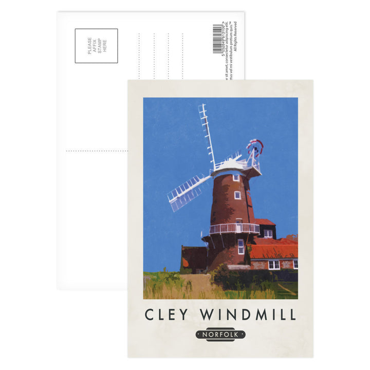 Cley Windmill, Norfolk Postcard Pack