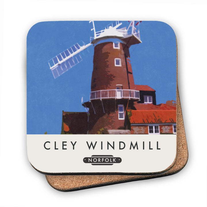 Cley Windmill, Norfolk MDF Coaster