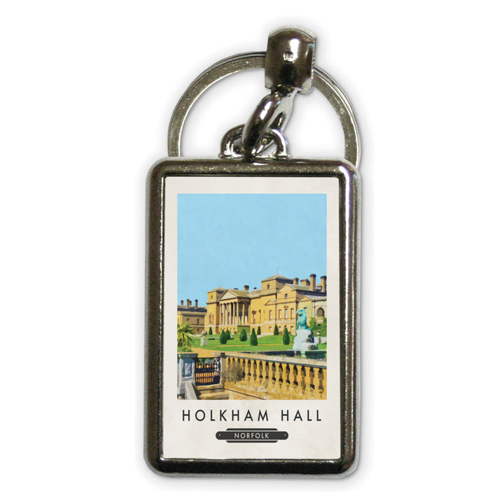 Holkham Hall, Norfolk Metal Keyring