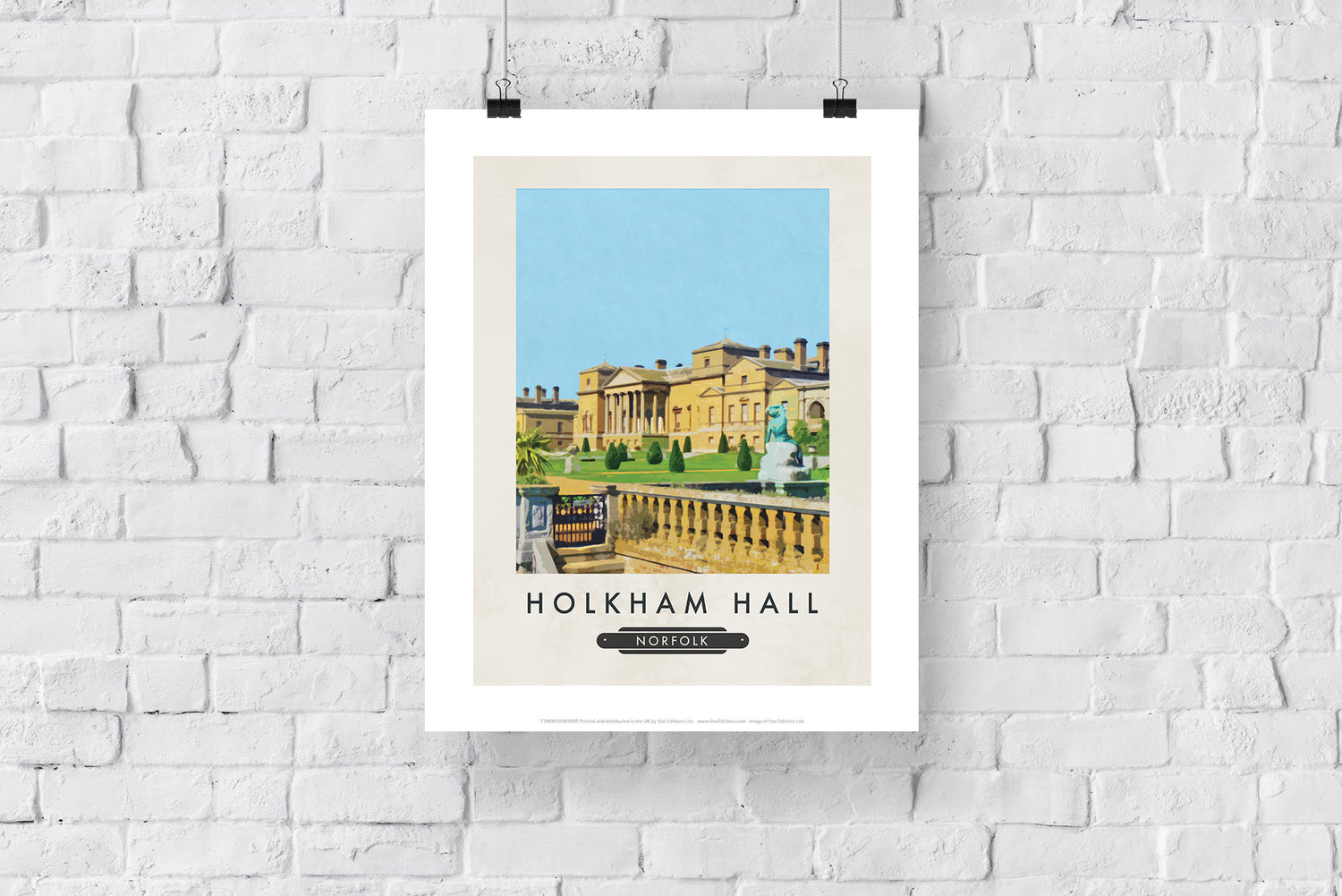 Holkham Hall, Norfolk - Art Print