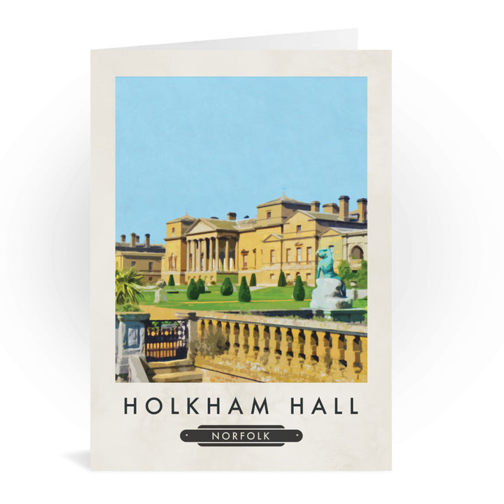 Holkham Hall, Norfolk Greeting Card 7x5
