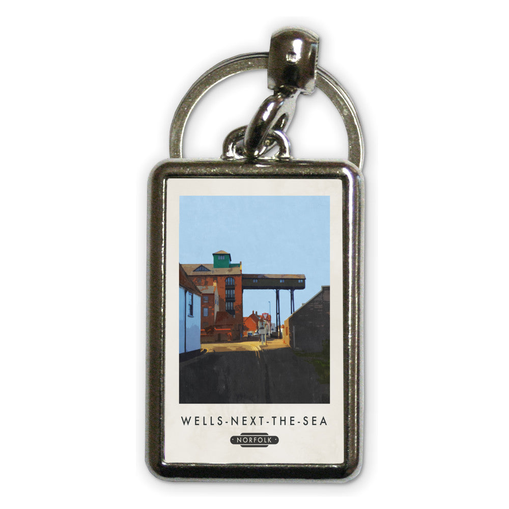 Wells Next The Sea, Norfolk Metal Keyring