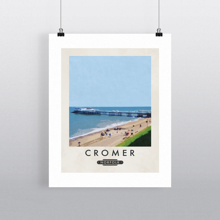 Cromer, Norfolk 90x120cm Fine Art Print