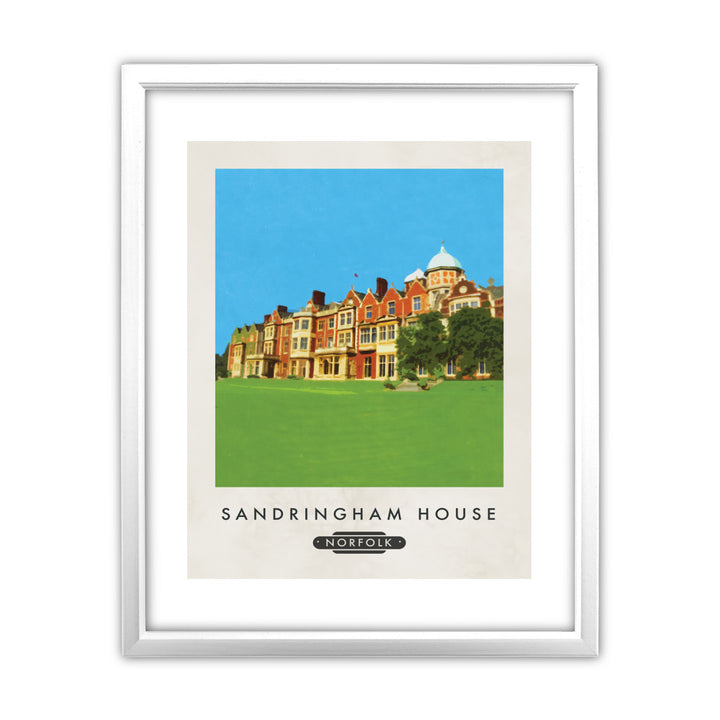 Sandringham, Norfolk 11x14 Framed Print (White)