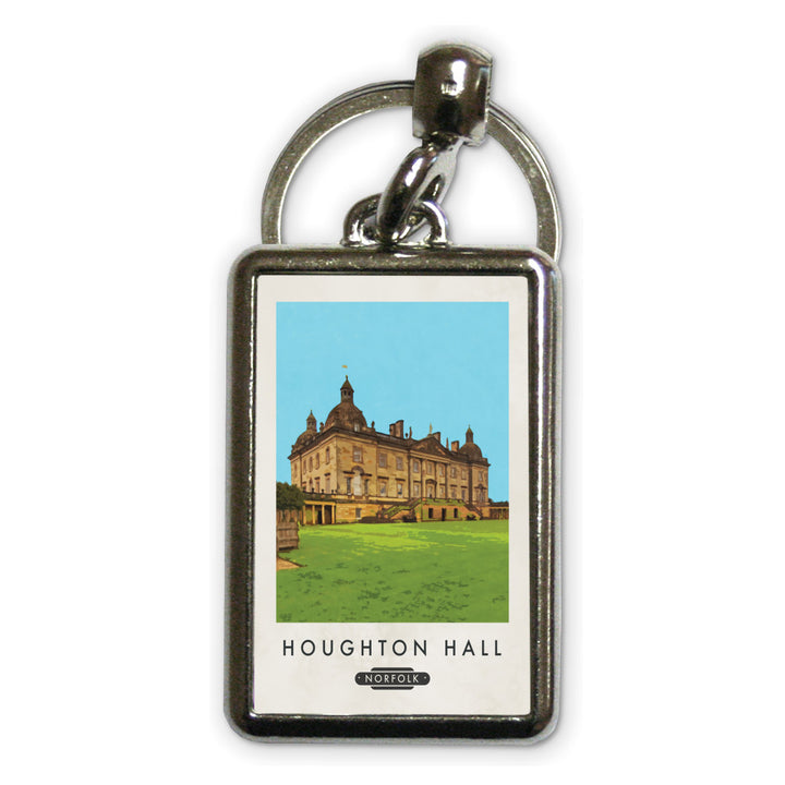 Houghton Hall, Norfolk Metal Keyring