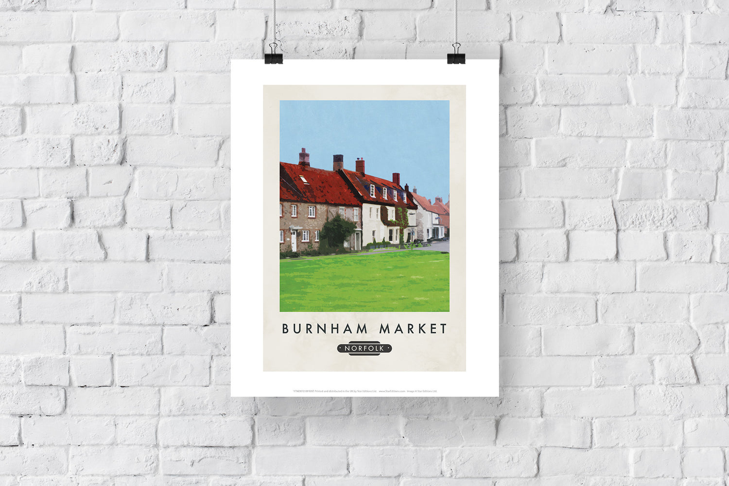 Burnham Market, Norfolk - Art Print