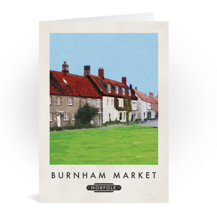 Burnham Market, Norfolk Greeting Card 7x5