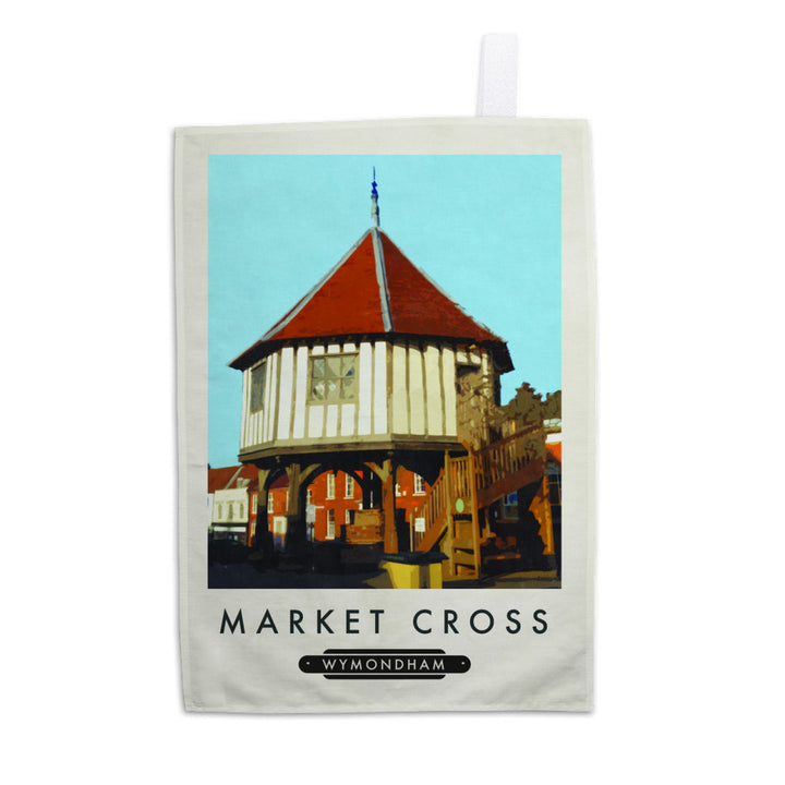The Market Cross, Wymondham, Norfolk Tea Towel