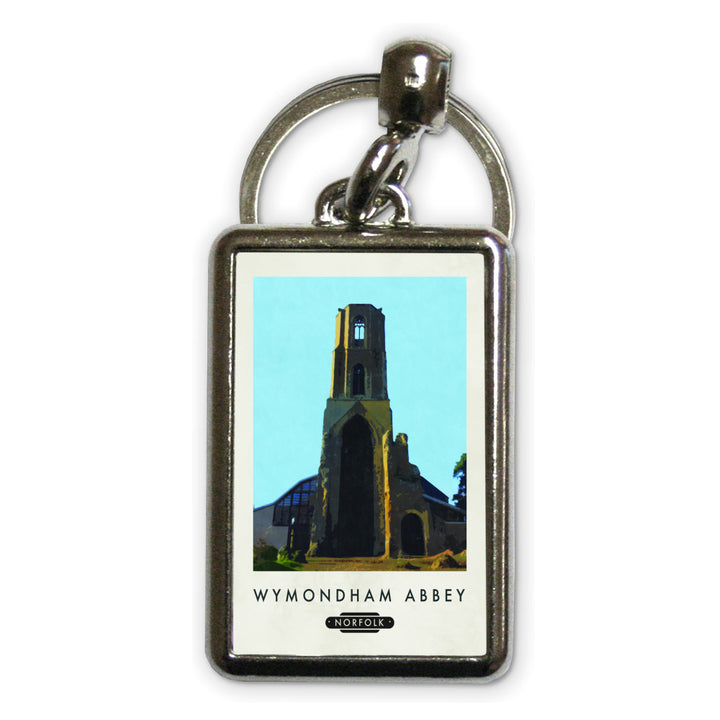 Wymondham Abbey, Norfolk Metal Keyring