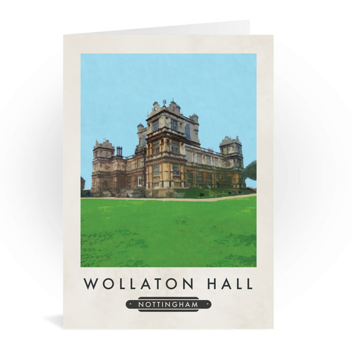 Wollaton House, Nottingham Greeting Card 7x5