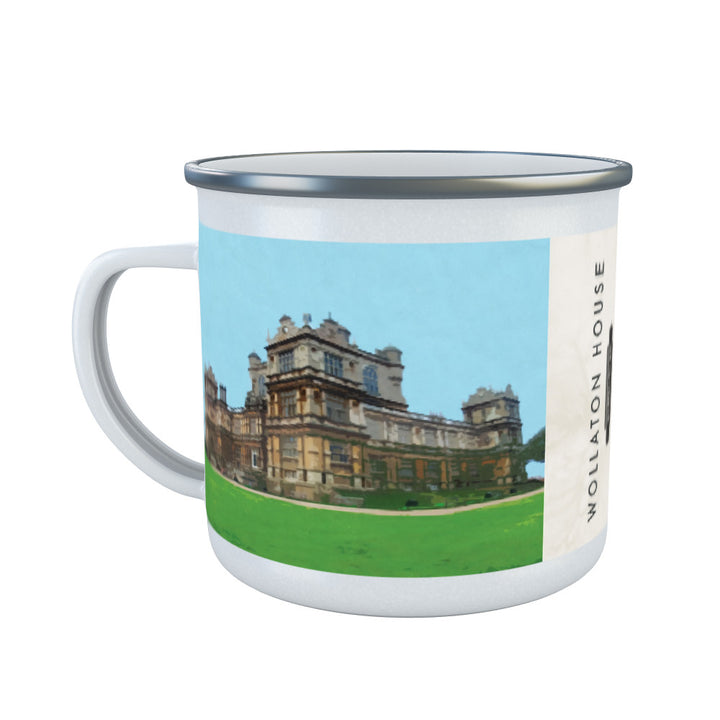 Wollaton House, Nottingham Enamel Mug