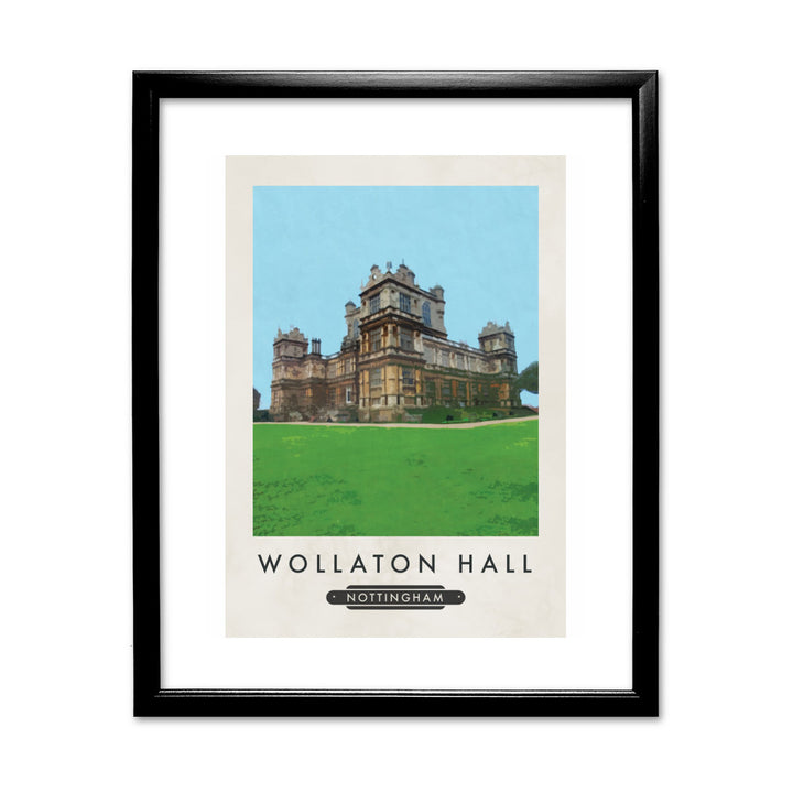 Wollaton House, Nottingham 11x14 Framed Print (Black)