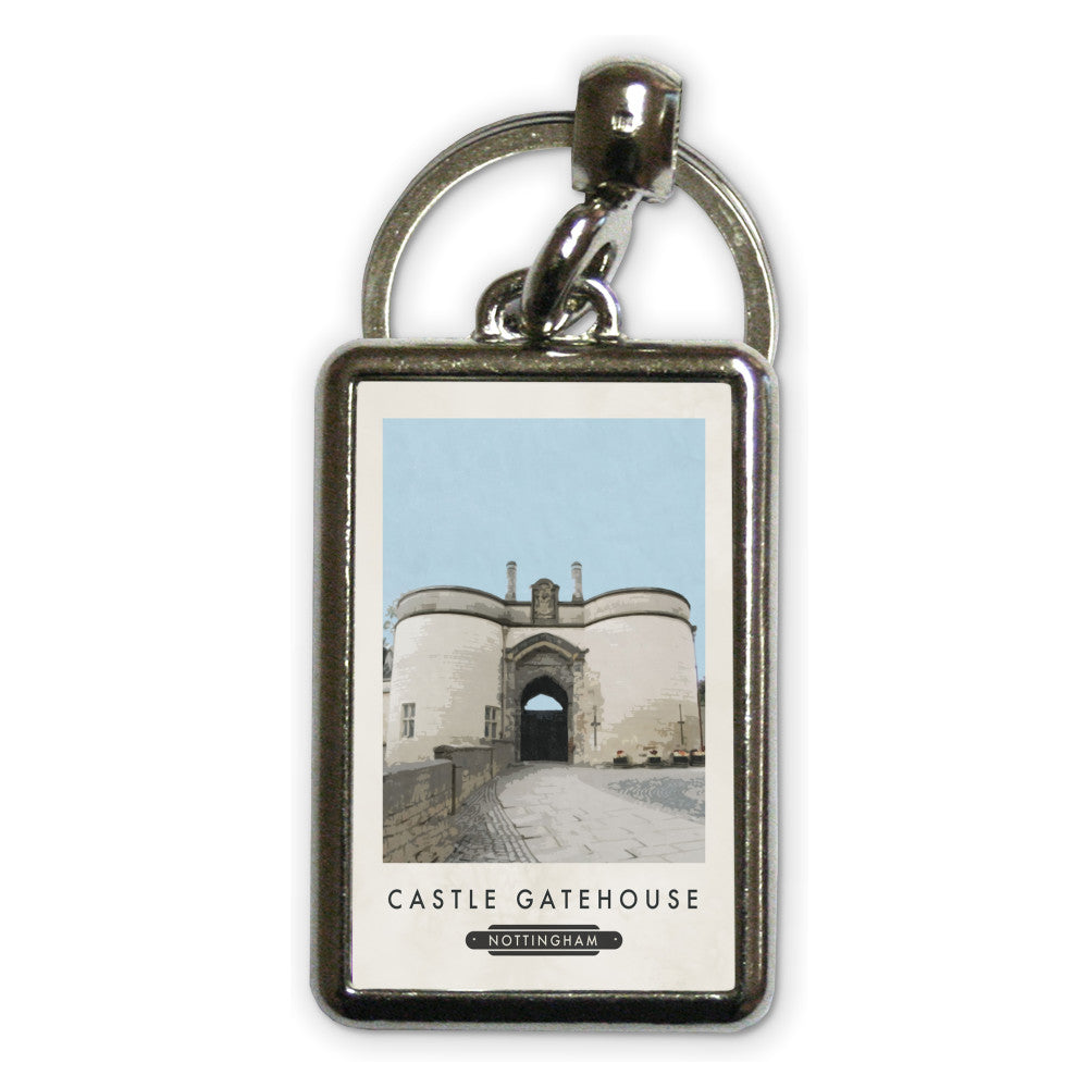 Nottingham Gatehouse Metal Keyring