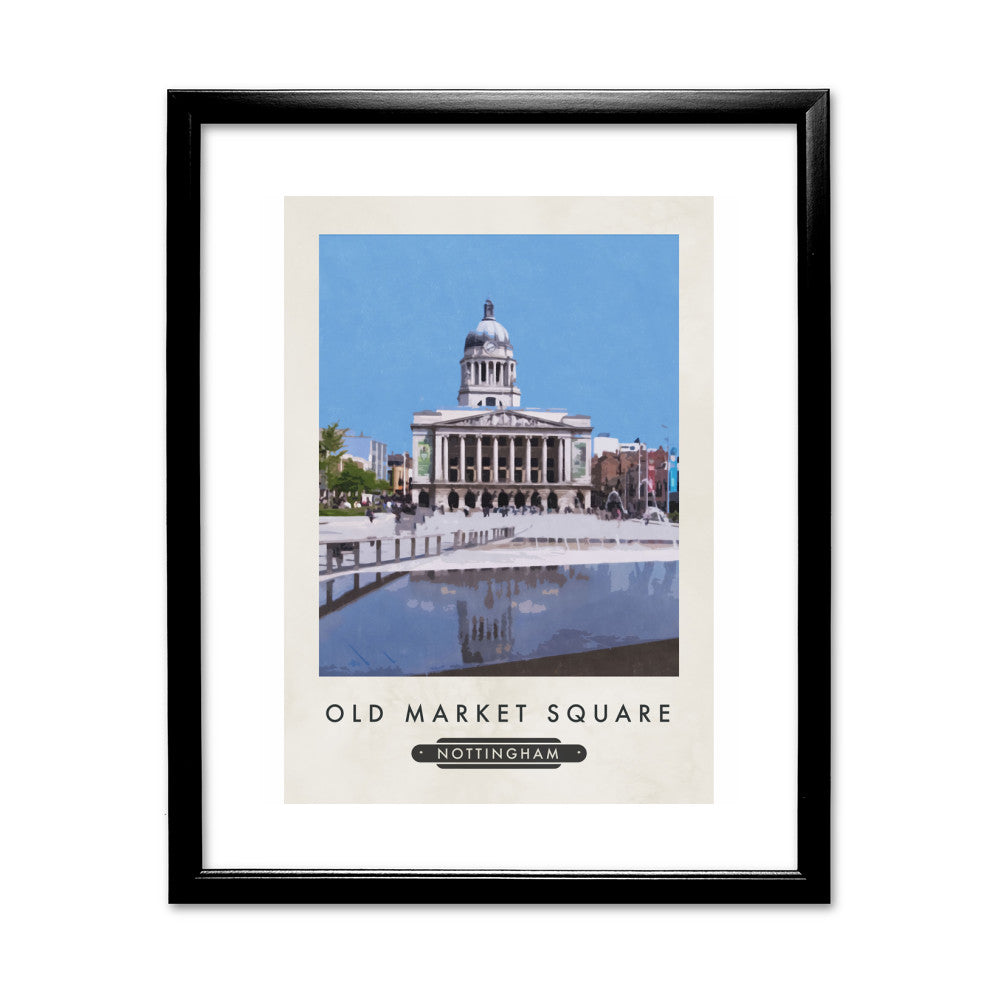 Old Market Square, Nottingham - Art Print