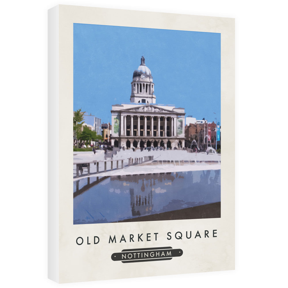 Old Market Square, Nottingham 60cm x 80cm Canvas