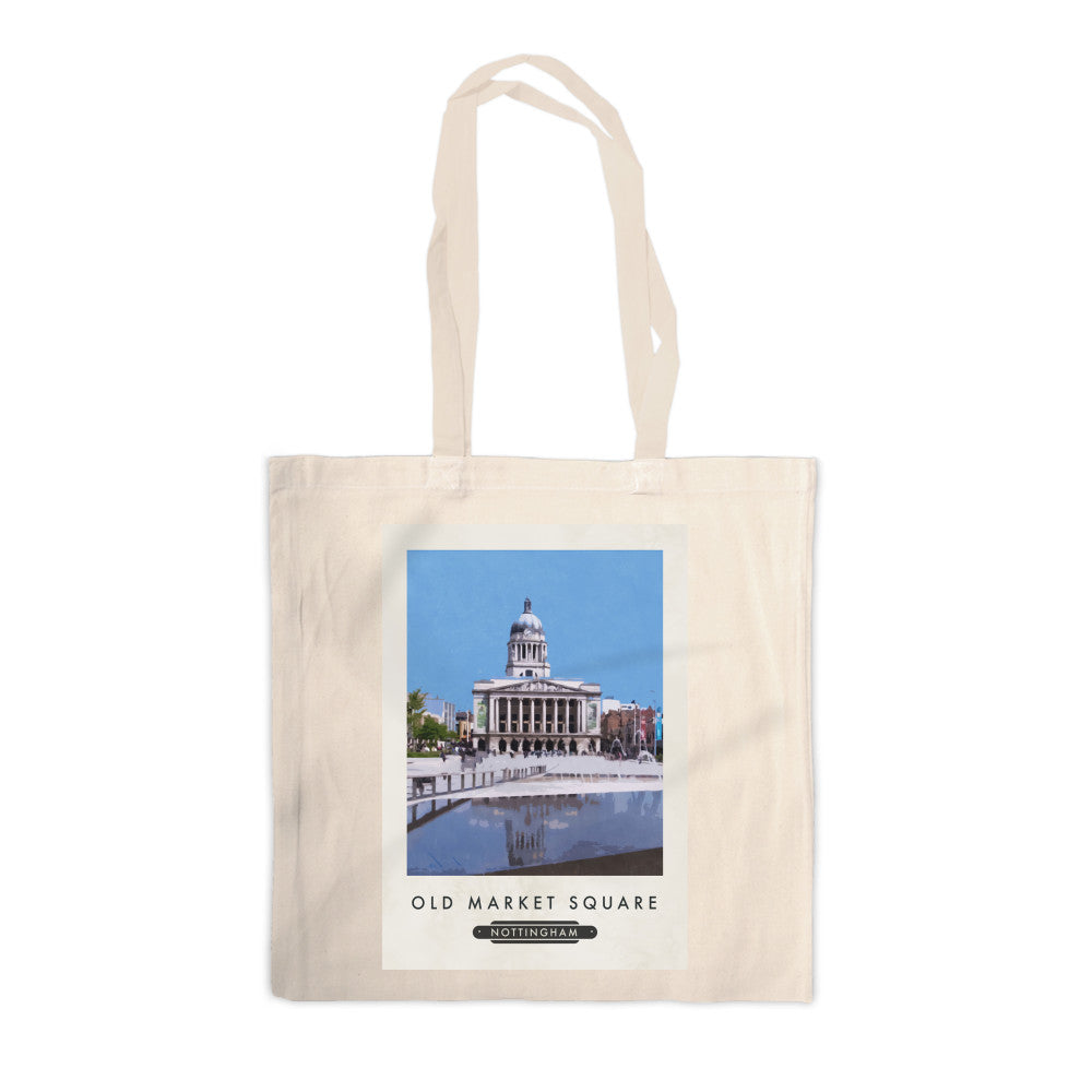 Old Market Square, Nottingham Canvas Tote Bag