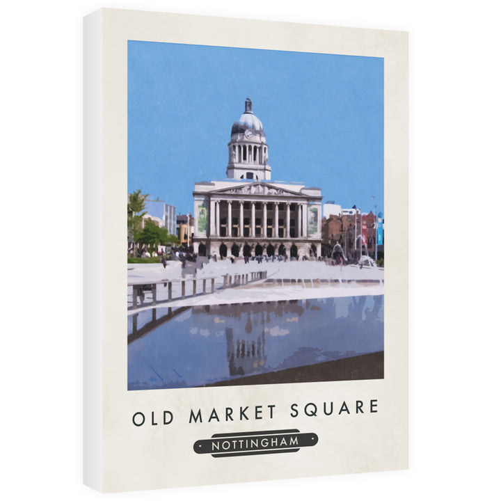 Old Market Square, Nottingham 60cm x 80cm Canvas