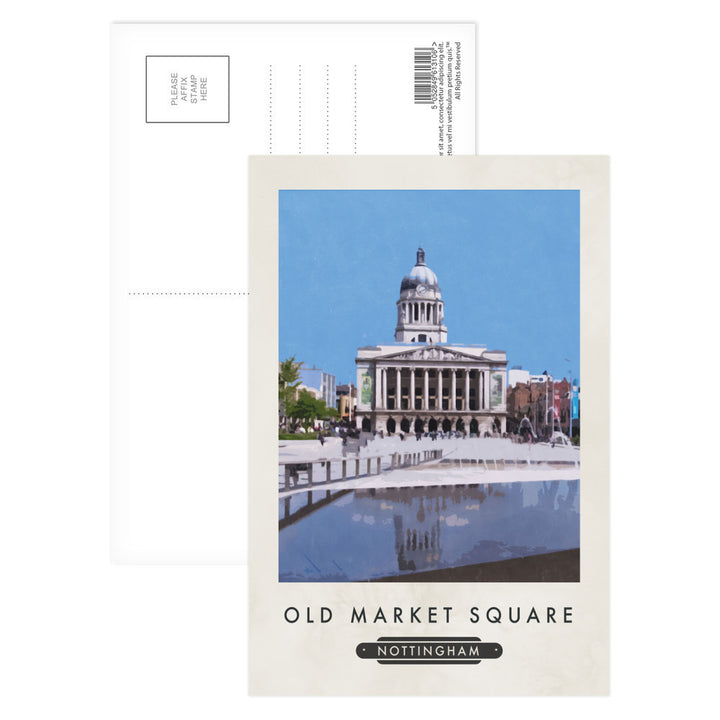 Old Market Square, Nottingham Postcard Pack