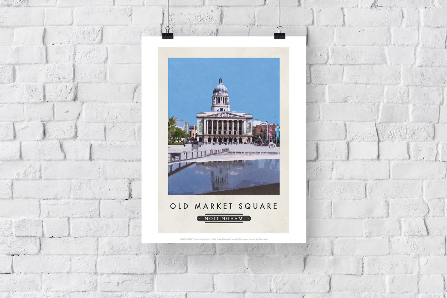 Old Market Square, Nottingham - Art Print