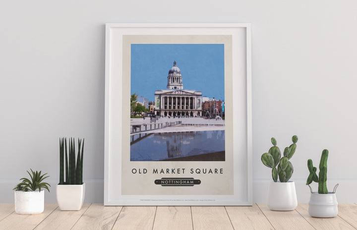 Old Market Square, Nottingham - Art Print