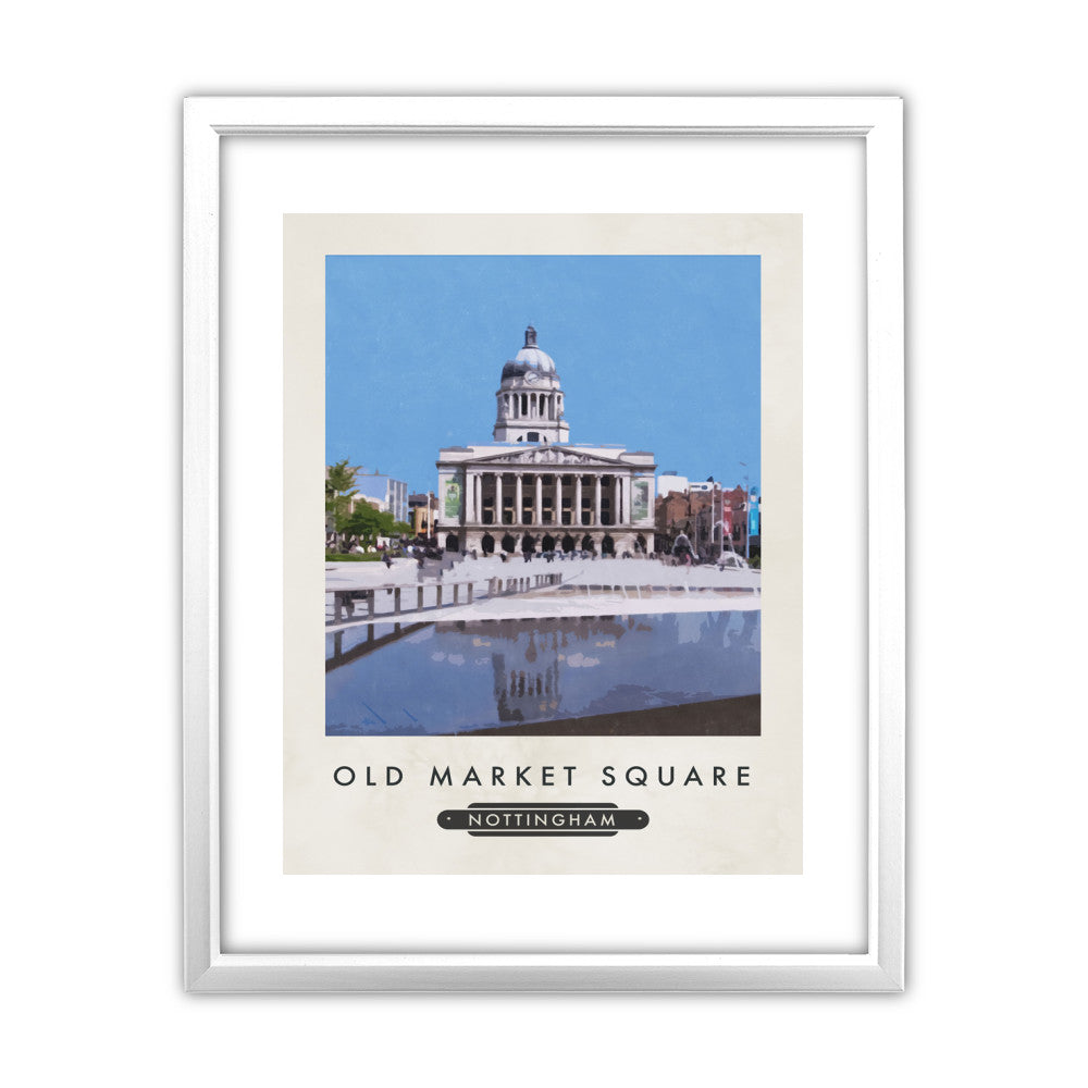 Old Market Square, Nottingham - Art Print