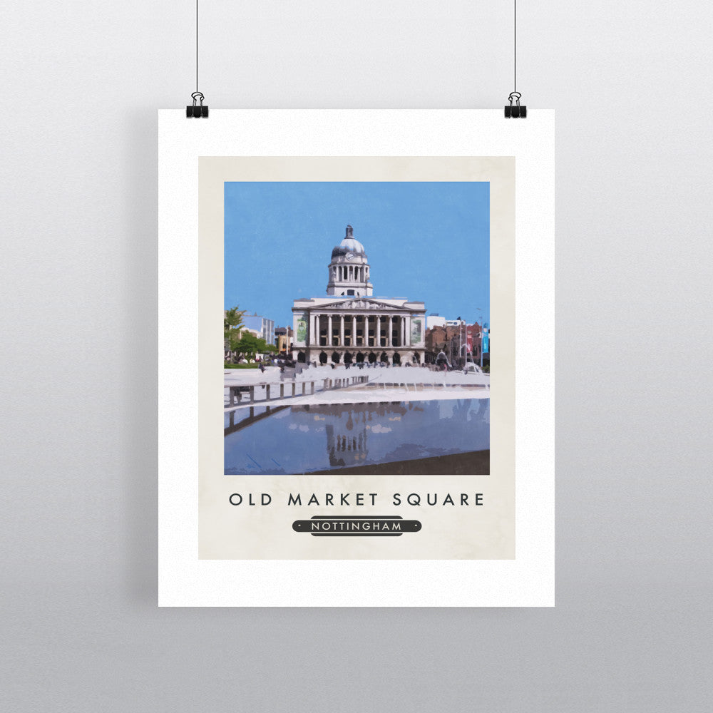 Old Market Square, Nottingham - Art Print