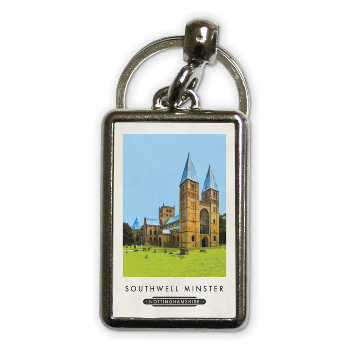 Southwell Minster, Nottinghamshire Metal Keyring