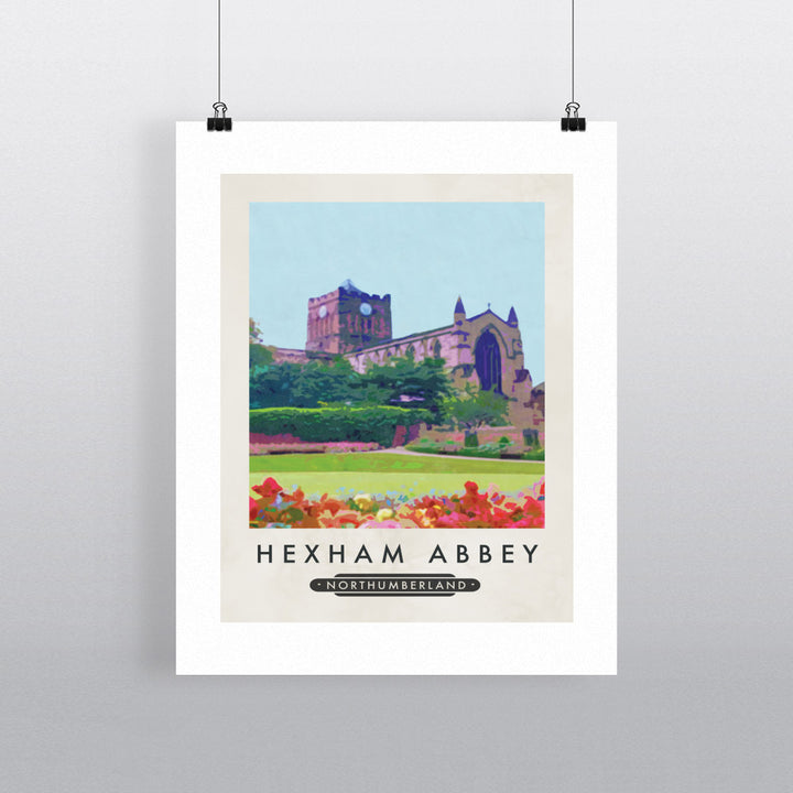 Hexham Abbey, Northumberland 90x120cm Fine Art Print