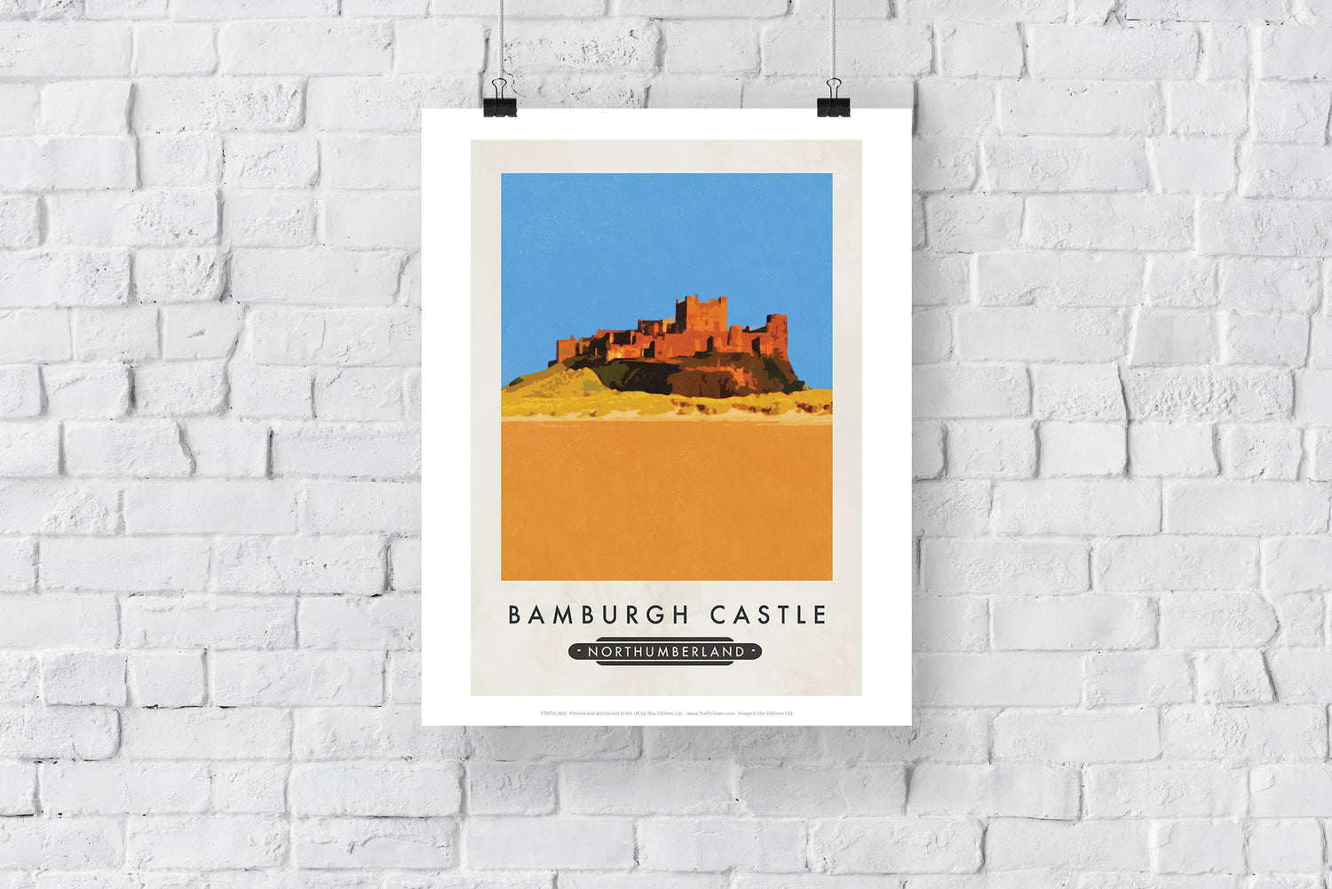 Bamburgh Castle, Northumberland - Art Print