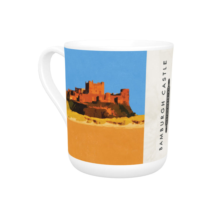 Bamburgh Castle, Northumberland Bone China Mug