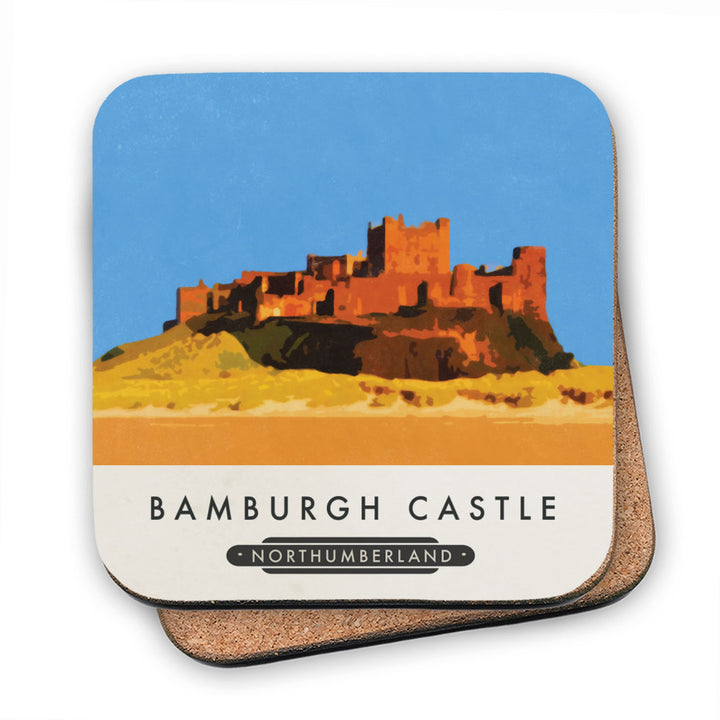 Bamburgh Castle, Northumberland MDF Coaster