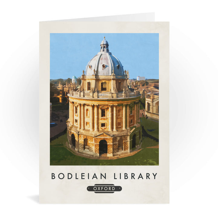 The Bodleian Library, Oxford Greeting Card 7x5