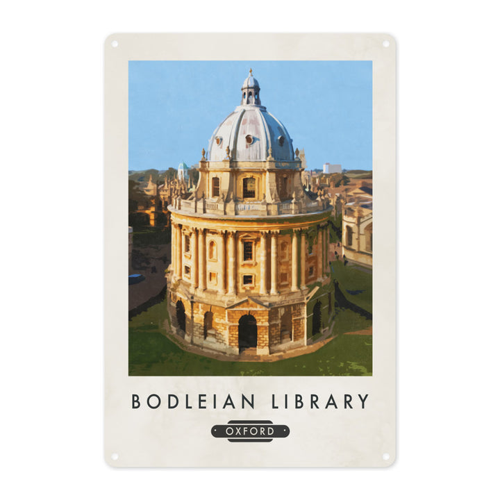 The Bodleian Library, Oxford Metal Sign