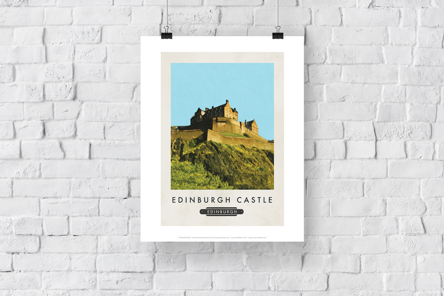 Edinburgh Castle, Scotland - Art Print