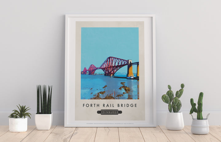 The Forth Road Bridge, Edinburgh, Scotland - Art Print