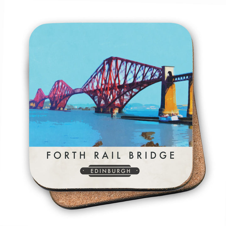 The Forth Road Bridge, Edinburgh, Scotland MDF Coaster