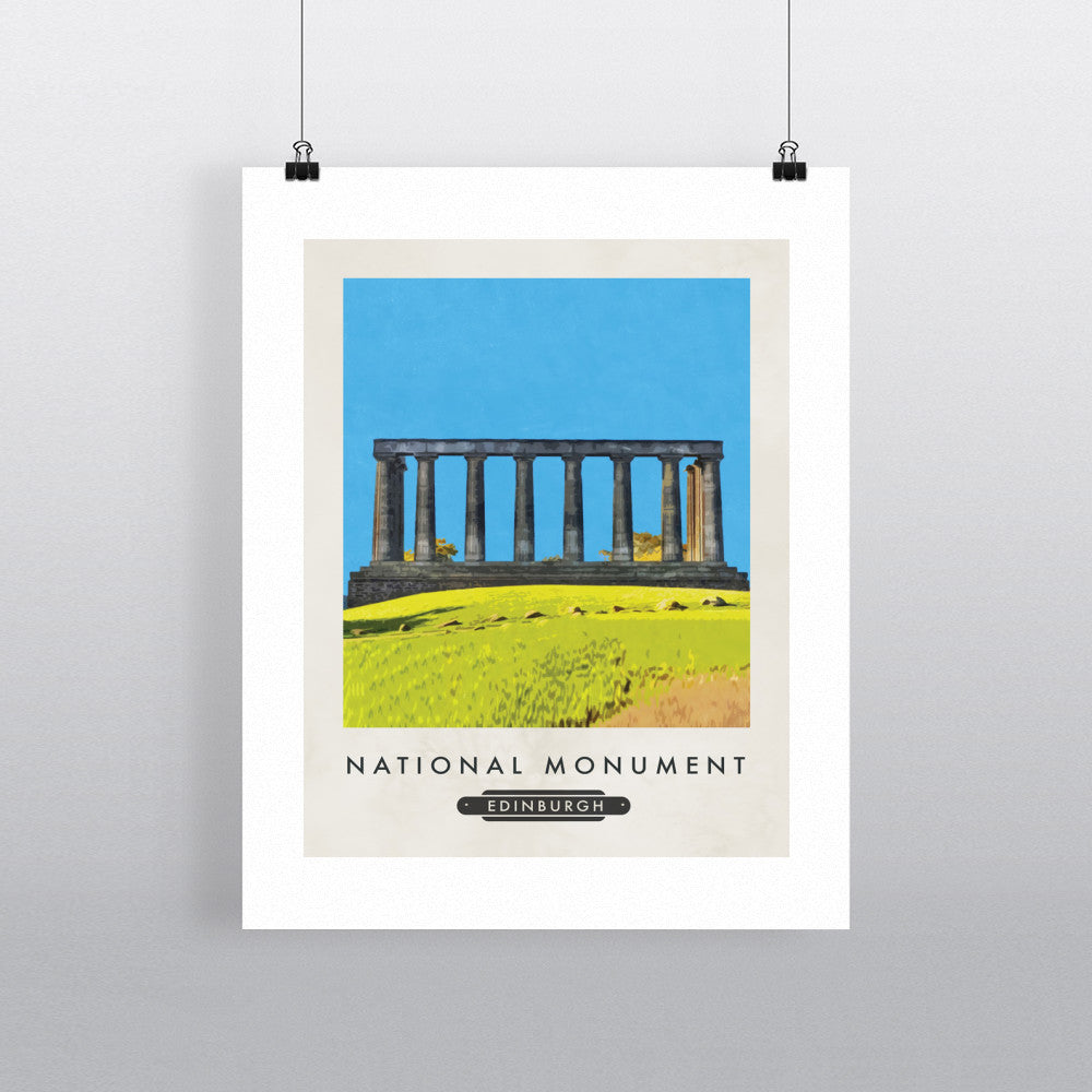 The National Monument, Edinburgh, Scotland - Art Print