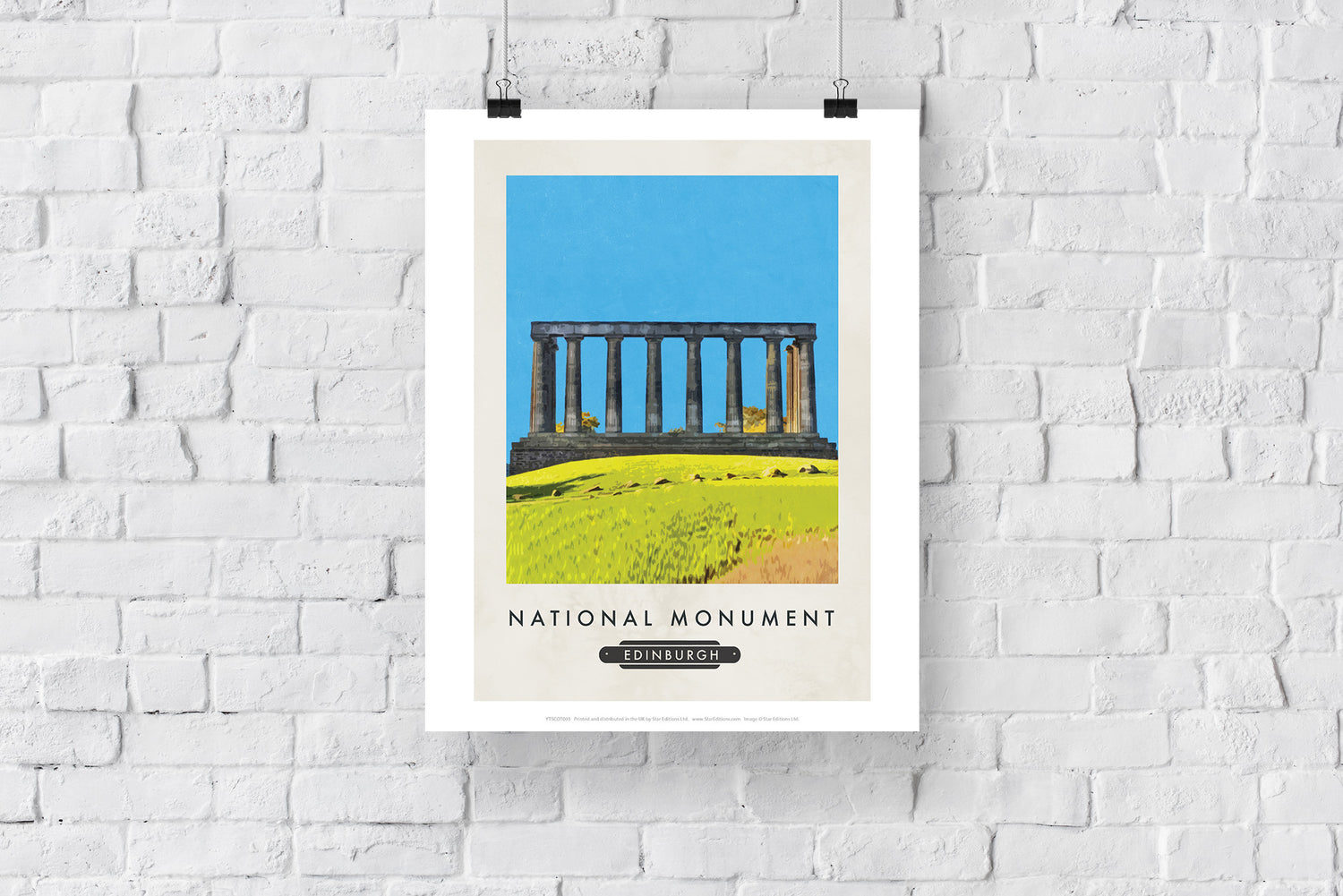 The National Monument, Edinburgh, Scotland - Art Print