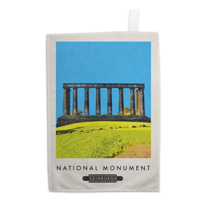 The National Monument, Edinburgh, Scotland Tea Towel