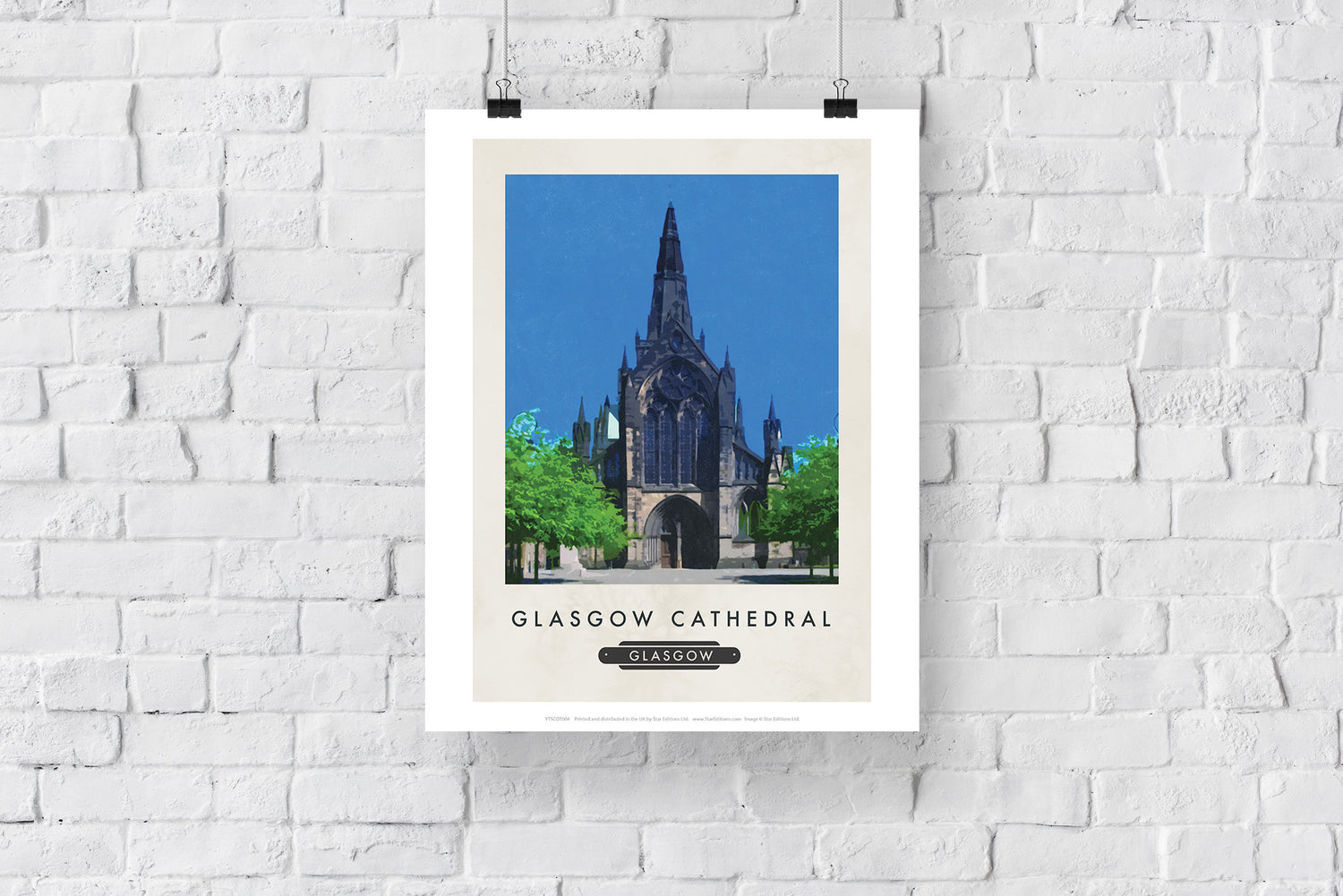 Glasgow Cathedral, Scotland - Art Print