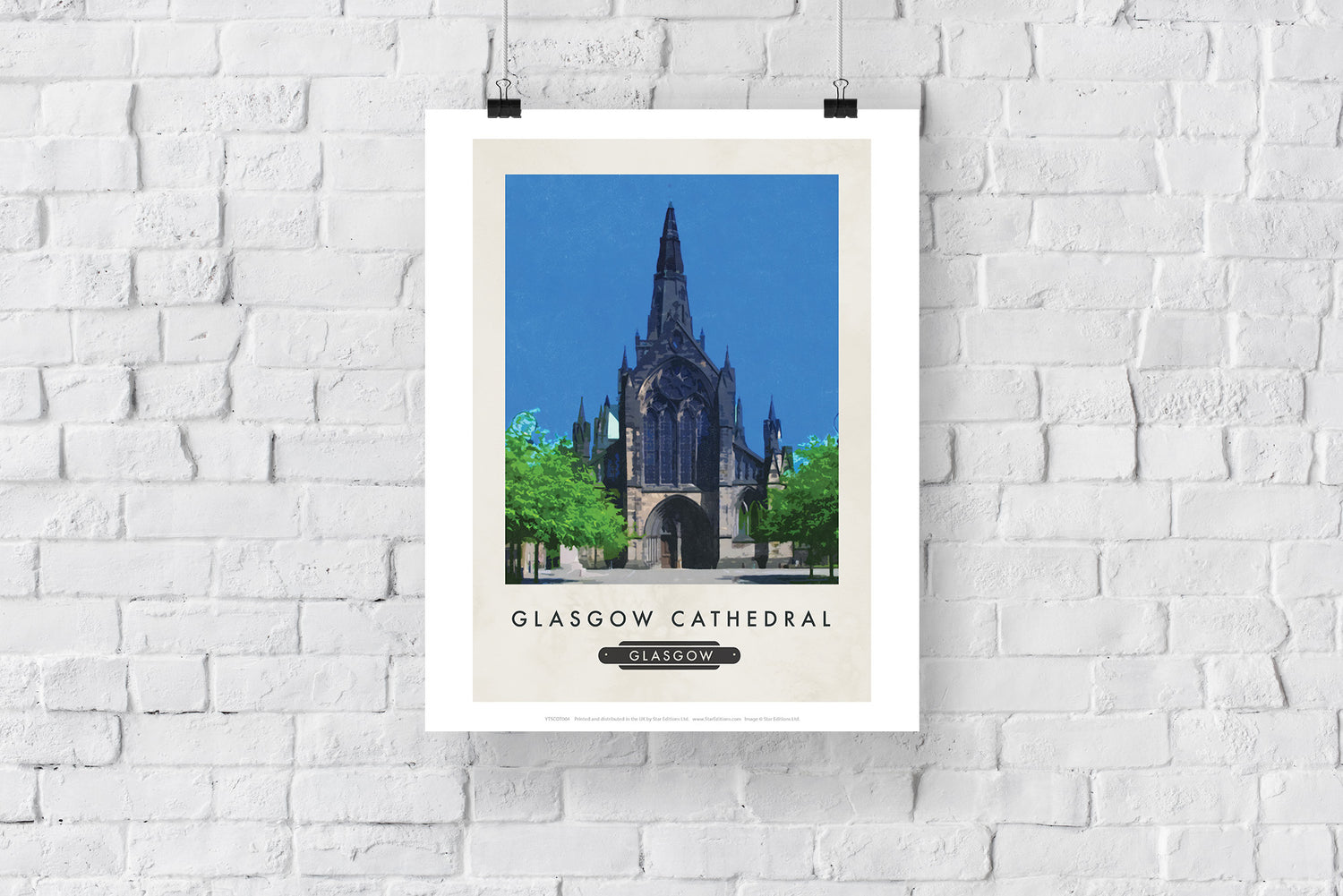 Glasgow Cathedral, Scotland - Art Print