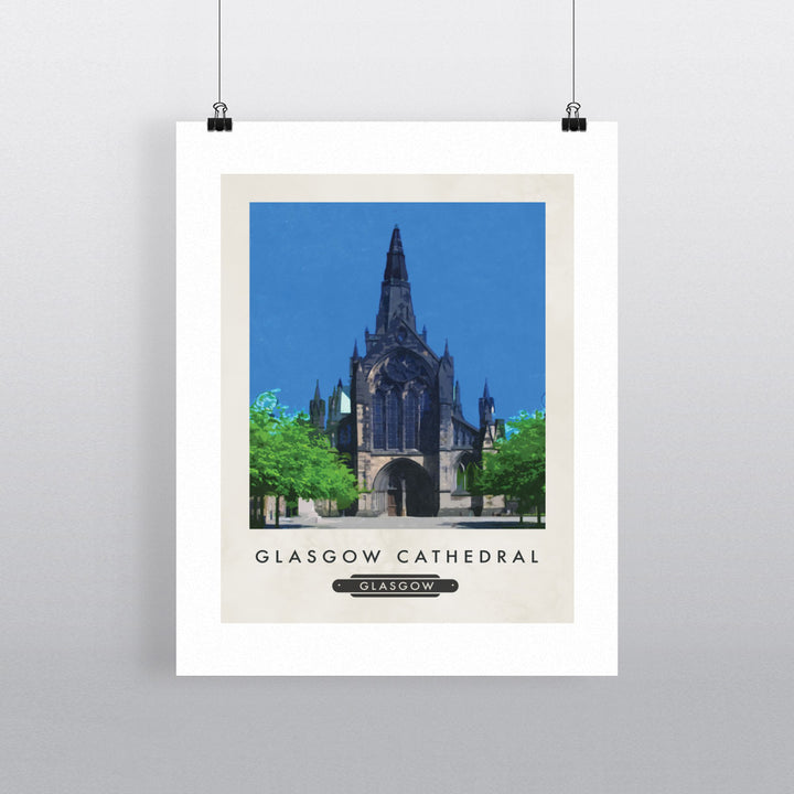 Glasgow Cathedral, Scotland 90x120cm Fine Art Print