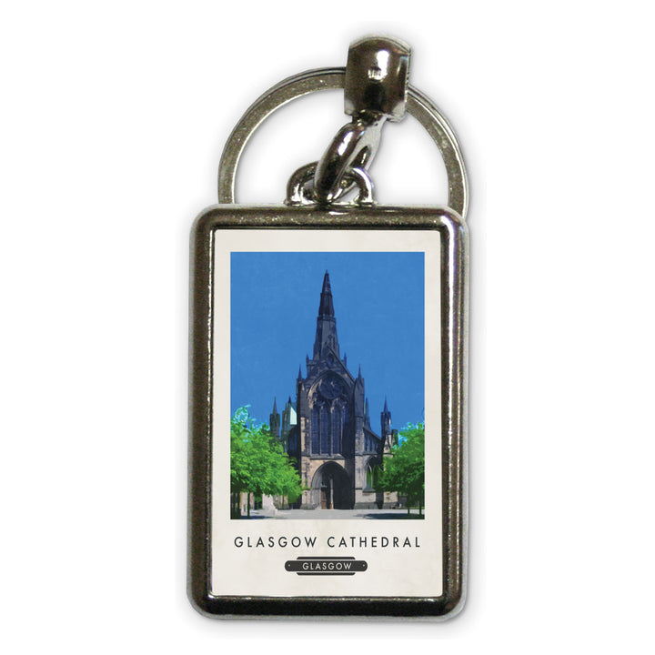 Glasgow Cathedral, Scotland Metal Keyring